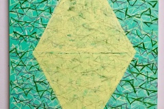 Triangles #M5" 2023 oil on canvas 27" x 20"