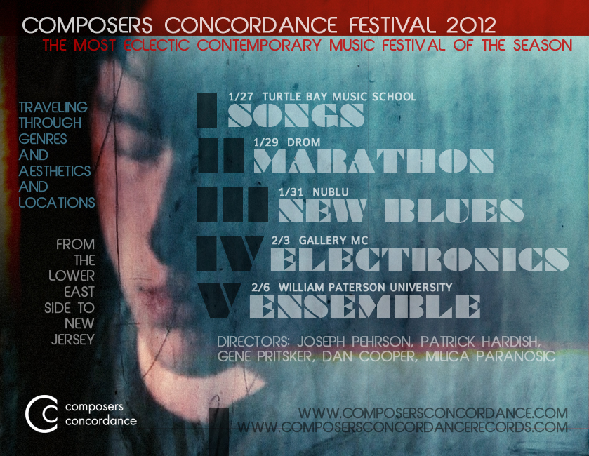 COMPOSERS CONCORDANCE FESTIVAL COMPOSERS CONCORDANCE FESTIVAL