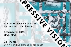 Black and White Contemporary Photography Exhibition Invitation - 1