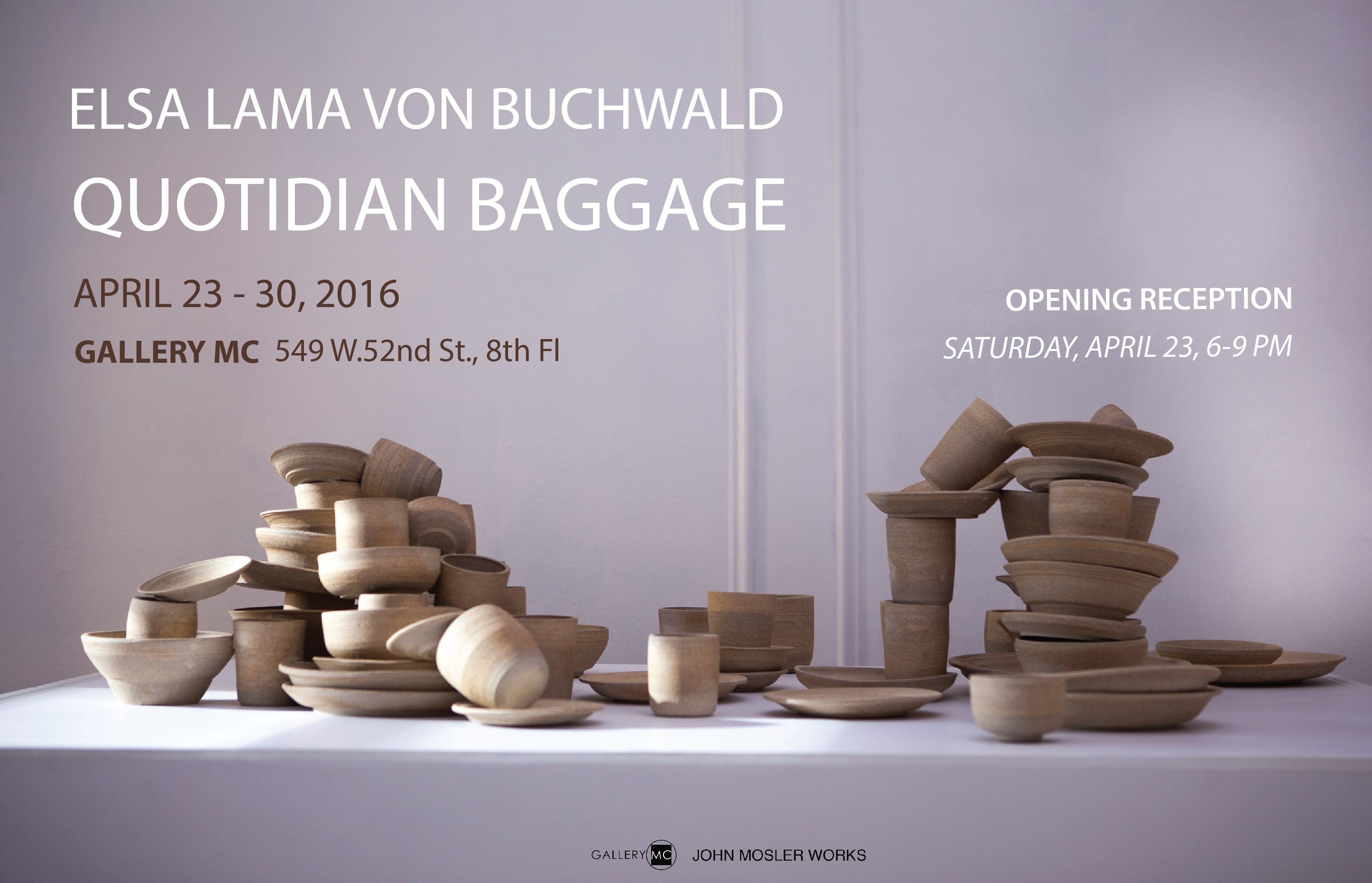 Quotidian baggage poster